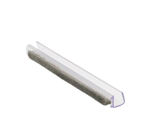 Mit Führung & Stopper Wintergarten Bürstendichtungen nur für 8mm & 10mm Glas