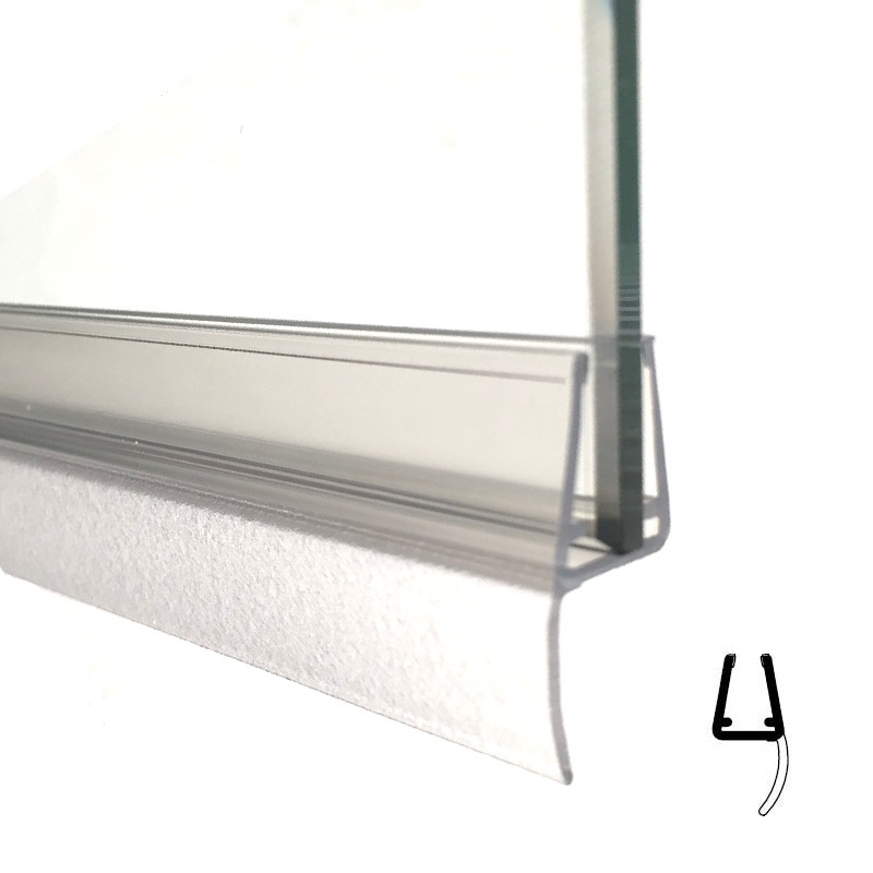Mitteldichtprofil mit weicher Lippe, 5mm Glas (2000 mm)