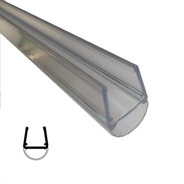 Muster von Balgdichtung, 10/12 mm Glasstärke