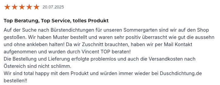 Mit Führung Wintergarten Bürstendichtungen - Terrassen Schiebetür Dichtungen für 8mm & 10mm Glasstärke
